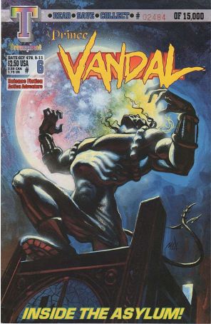 Prince Vandal 6 published by Triumphant with cover art by Max Siebel
