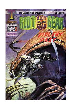 Riot Gear: Violent Past 2 published by Triumphant with cover art by Fred Harper