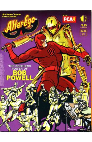 Alter Ego (TwoMorrows) 66 published by TwoMorrows with cover art by Bob Powell