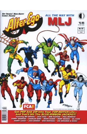 Alter Ego (TwoMorrows) 82 published by TwoMorrows with cover art by Frank Brunner