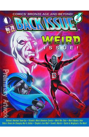 Back Issue 78 published by TwoMorrows with cover art by Alan Craddock