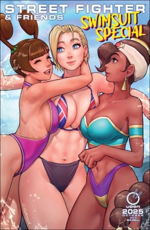 2025 Street Fighter And Friends Swimsuit Special 1B published by Udon with cover art by Quasimodox