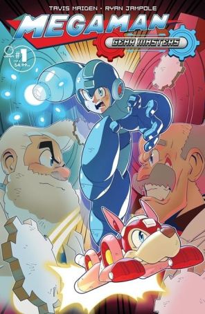 Mega Man: Gear Masters 1A published by Udon with cover art by Ryan Jampole