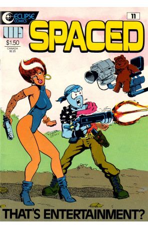 Spaced 11 published by Eclipse with cover art by Tom Stazer