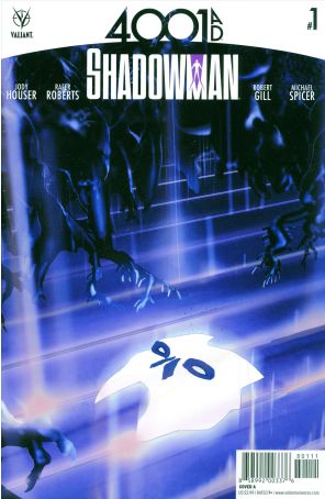4001 A.D. Shadowman 1A published by Valiant with cover art by Travel Foreman