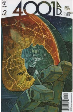 4001 A.D. 2C published by Valiant with cover art by Ryan Bodenheim