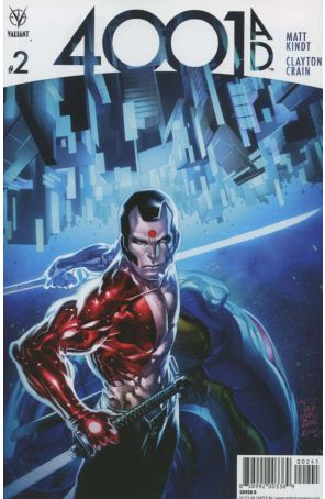 4001 A.D. 2D published by Valiant with cover art by Philip Tan