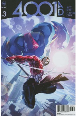 4001 A.D. 3D published by Valiant with cover art by Philip Tan