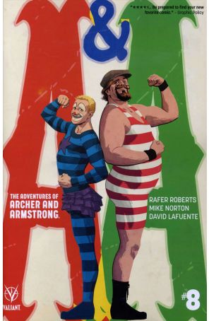 A And A: The Adventures of Archer And Armstrong 8A published by Valiant with cover art by Kano