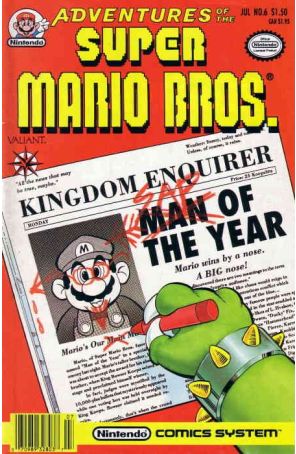 Adventures of the Super Mario Bros. 6 published by Valiant