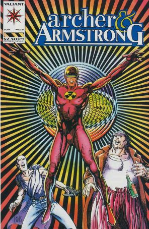 Archer And Armstrong 11 published by Valiant with cover art by Barry Windsor-Smith