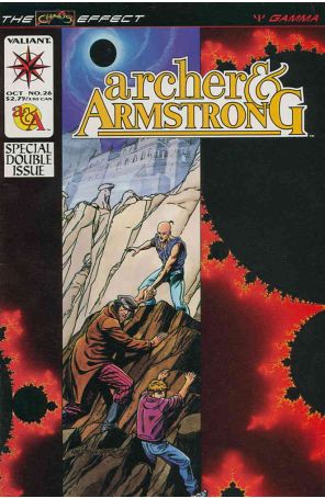 Archer And Armstrong 26 published by Valiant with cover art by Ted Halsted