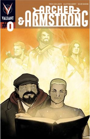 Archer and Armstrong (2nd Series) 0A published by Valiant with cover art by Lee Garbett