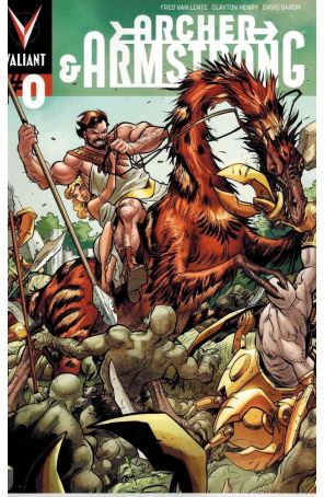 Archer and Armstrong (2nd Series) 0B published by Valiant with cover art by Tom Fowler