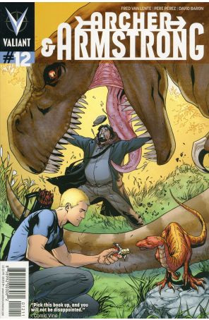 Archer and Armstrong (2nd Series) 12 published by Valiant with cover art by Emanuela Lupacchino