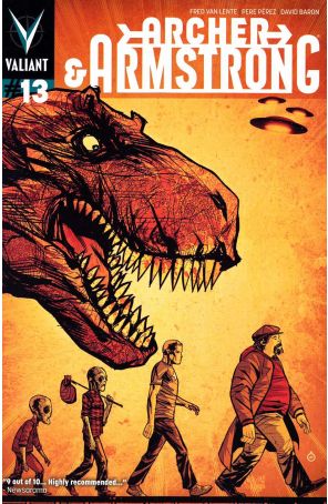 Archer and Armstrong (2nd Series) 13A published by Valiant with cover art by Juan Doe