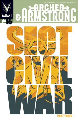 Archer and Armstrong (2nd Series) 16A published by Valiant with cover art by Michael Walsh