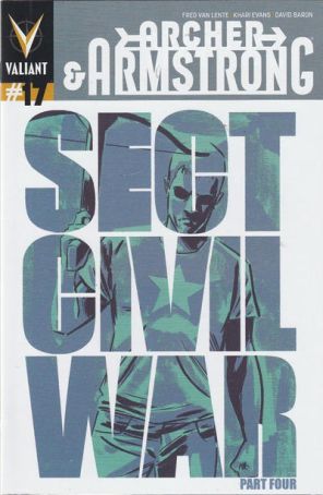 Archer and Armstrong (2nd Series) 17A published by Valiant with cover art by Michael Walsh