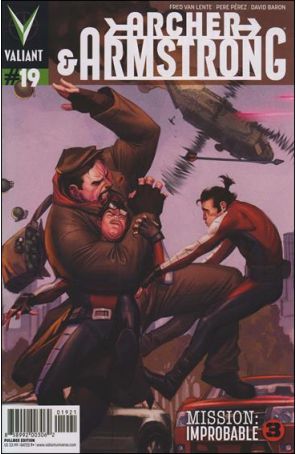 Archer and Armstrong (2nd Series) 19A published by Valiant with cover art by Jorge Molina