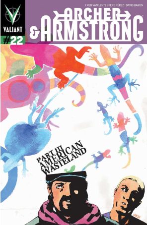 Archer and Armstrong (2nd Series) 22B published by Valiant with cover art by Michael Walsh