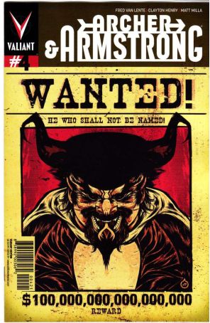 Archer and Armstrong (2nd Series) 4A published by Valiant with cover art by Juan Doe