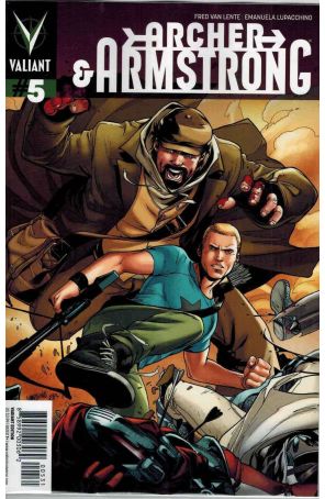 Archer and Armstrong (2nd Series) 5D published by Valiant with cover art by Emanuela Lupacchino