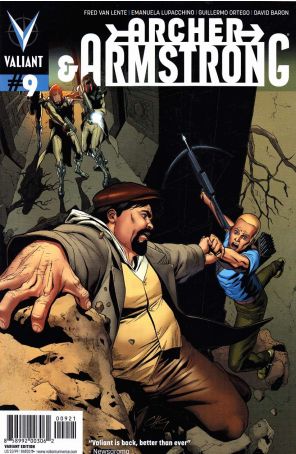 Archer and Armstrong (2nd Series) 9A published by Valiant with cover art by Clayton Henry