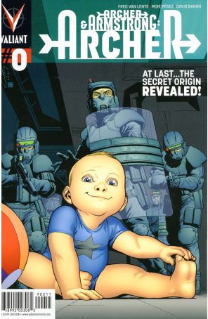 Archer and Armstrong: Archer 0 published by Valiant with cover art by Pere Perez
