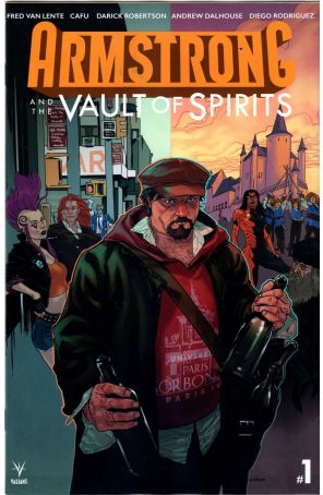 Armstrong and the Vault of Spirits 1A published by Valiant with cover art by Kalman Andrasofszky