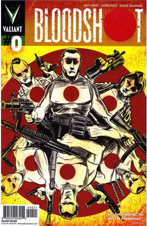 Bloodshot (3rd Series) 0A published by Valiant with cover art by Matt Kindt
