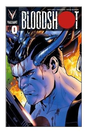 Bloodshot (3rd Series) 0B published by Valiant with cover art by Emanuela Lupacchino