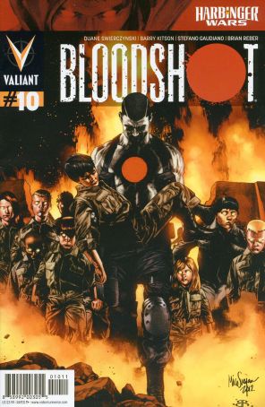 Bloodshot (3rd Series) 10 published by Valiant with cover art by Mico Suayan