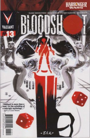 Bloodshot (3rd Series) 13 published by Valiant with cover art by Dave Bullock