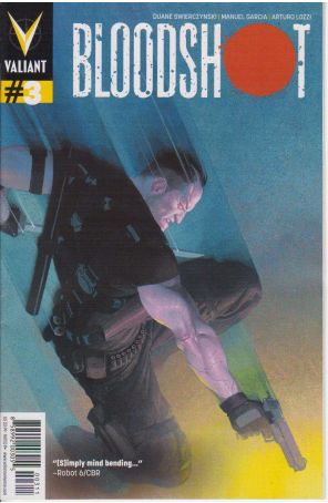 Bloodshot (3rd Series) 3 published by Valiant with cover art by Esad Ribic