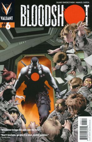 Bloodshot (3rd Series) 6 published by Valiant with cover art by Arturo Lozzi