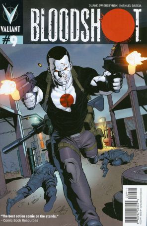 Bloodshot (3rd Series) 9 published by Valiant with cover art by Clayton Henry