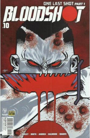 Bloodshot (4th Series) 10D published by Valiant with cover art by Cryssy Cheung