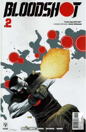 Bloodshot (4th Series) 2A published by Valiant with cover art by Declan Shalvey