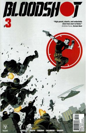 Bloodshot (4th Series) 3A published by Valiant with cover art by Declan Shalvey