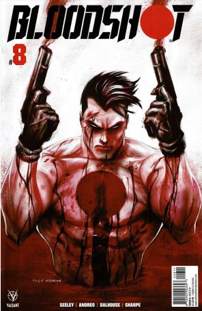 Bloodshot (4th Series) 8A published by Valiant with cover art by Tyler Kirkham