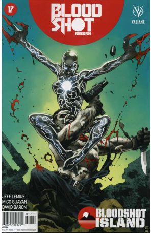 Bloodshot Reborn 17A published by Valiant with cover art by Tomas Giorello
