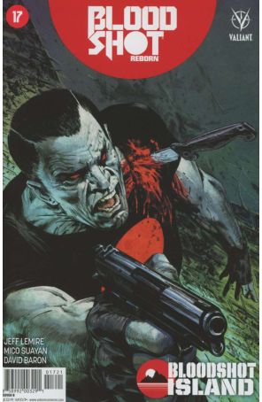 Bloodshot Reborn 17B published by Valiant with cover art by Butch Guice