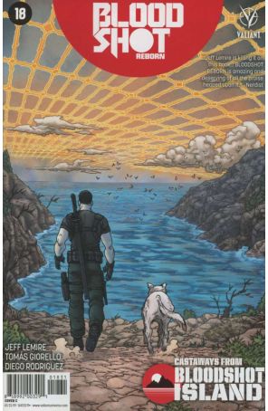 Bloodshot Reborn 18C published by Valiant with cover art by Andres Guinaldo