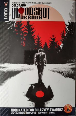 Bloodshot Reborn TPB 1 (2nd) published by Valiant with cover art by Mico Suayan