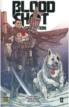 Bloodshot Salvation 12D published by Valiant with cover art by Ryan Bodenheim