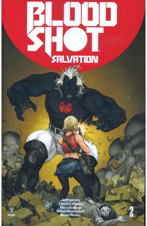 Bloodshot Salvation 2A published by Valiant with cover art by Kenneth Rocafort