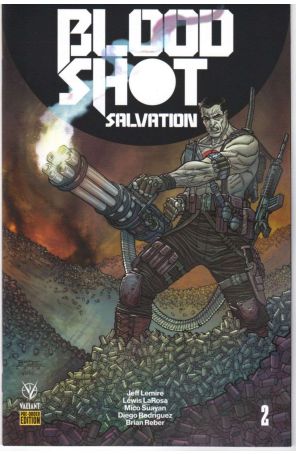Bloodshot Salvation 2G published by Valiant with cover art by Glenn Fabry