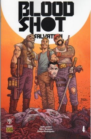 Bloodshot Salvation 4F published by Valiant with cover art by Ryan Bodenheim