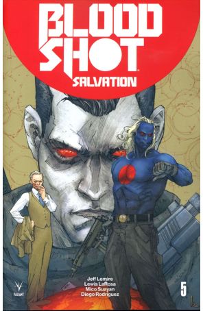 Bloodshot Salvation 5A published by Valiant with cover art by Kenneth Rocafort
