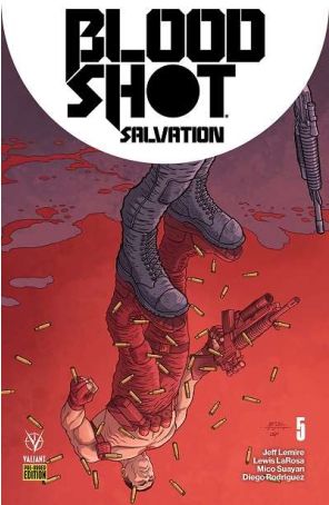 Bloodshot Salvation 5F published by Valiant with cover art by Ryan Bodenheim